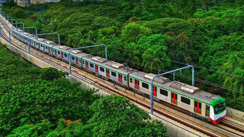 ২৩ ঘণ্টা পর পুরো রুটে মেট্রোরেল চলাচল স্বাভাবিক